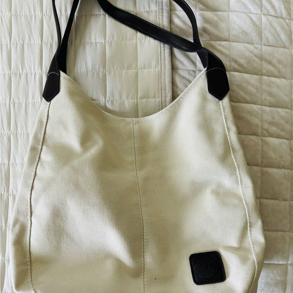 Cream Canvas Tote Bag